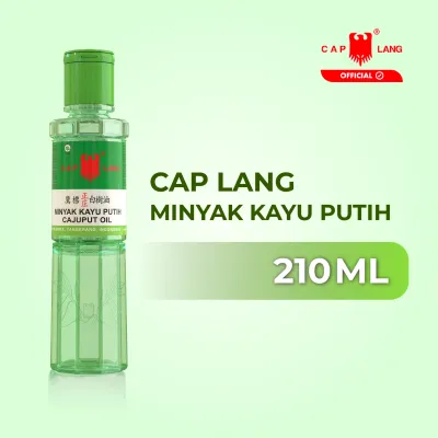 Minyak Kayu Putih Cap Lang 210ml - Memberikan rasa hangat Meringankan Sakit Perut Perut Kembung dan Rasa Mual