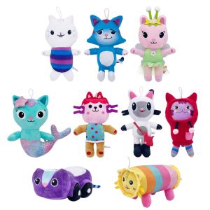 Gabby Dollhouse Plush Toys Kawaii Mercat Cute Stuffed Animals Mermaid Cat Doll House Plushie Dolls Kids Birthday Christmas Gifts