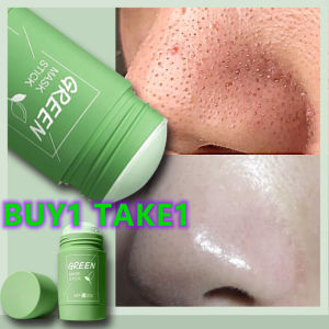 BUY 1 TAKE 1 Green Tea Mask green mask stick remove blackheads Acne Cleansing Beauty Skin Moisturizing Hydrating Whitening Original