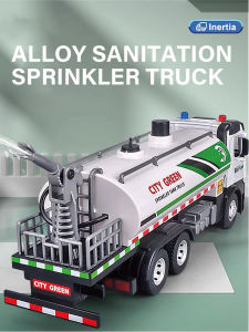 【TR TOY】SANITATION SPRINKLER CITY GREEN 1:32 ALLOY DIE CAST TRUCK MODEL 8298