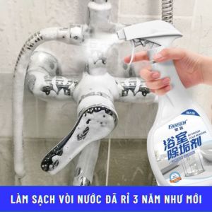 Lọ xịt gột rửa đa năng siêu sạch tẩy cặn canxi nhà tắm tẩy dầu mỡ phòng ăn siêu sạch - Hương Cam