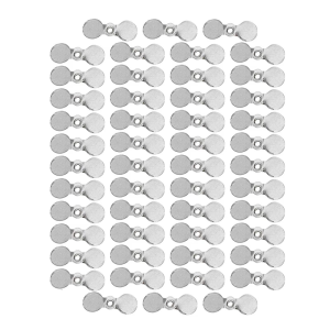 50pcs câu cá cánh quạt lát mồi thay thế bay cánh quạt Topwater Mồi Câu Cá Mồi Câu Cá cánh quạt sequins