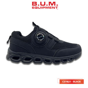 BUM Equipment Kids Black Shoes CSY821 Black School Shoe / Kasut Hitam Sekolah / Sneakers / Kasut Budak