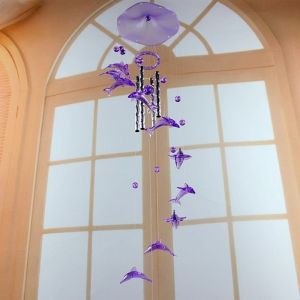 LMS70 Dolphin Butterfly Wind Chime Metal Tubes Star Window Ornaments Country style Pendant Garden Wind Chimes Garden