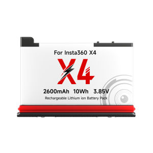 Insta360X4 replace battery Rechargeable Battery 2600mAh for Insta360X4 Camera Fits X4 Model