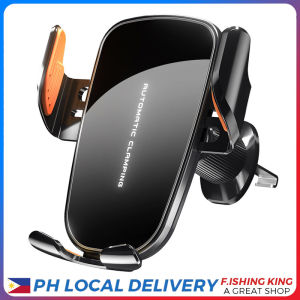 Car Smartphone Holder Wireless Charging Air Vent Car Accessories Dashboard Cell Phone Holder