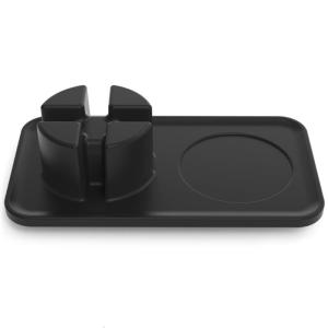 Ergonomic Coffee Tamper Mat Distributor Station Silicone Pad Espresso Maker Bar Accessories Coffee Corner for ES601
