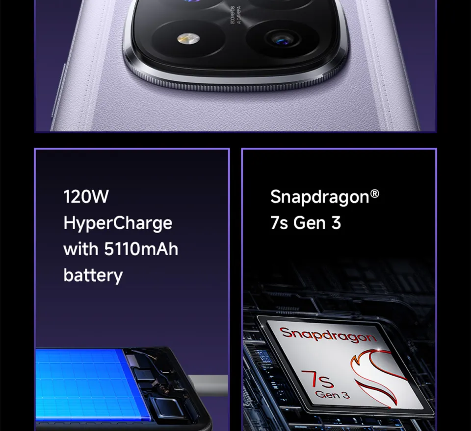 Xiaomi Redmi Note 14 Pro+ 5G 200 MP OIS Pro-grade AI Camera