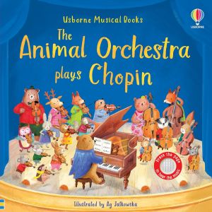 !!!New!!! Usborne Animal Orchestra plays Bach Beethoven Mozart Tchaikovsky - Usborne Sound Book