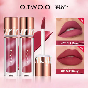 【2PCS】O.TWO.O Matte Ink Liquid Lipstick Long Lasting Waterproof Lipcream Transferproof Tahan 16 Jam