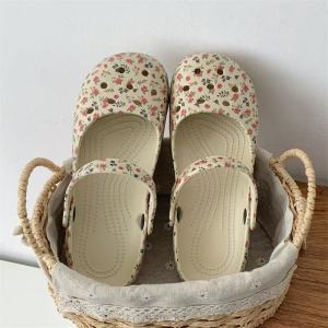 [Free Shipping] 2026 Ballet Clogs Summer Outdoor WomenS Shoes Beach Shoes Closed-Toe Slippers Nurse Shoes Cute Slippers