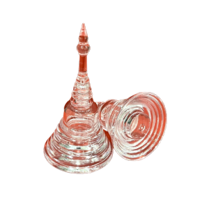 Tháp Xá Lợi PHẬT GIÁO Đựng Hạt Xá Lợi Tháp Trong Suốt Đặt Bàn Thờ Phật Cao 85cm