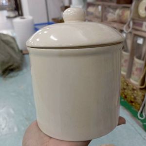 ถ้วยฝาปิด ขวดโหลเซรามิก ใส่อาหารได้หลากหลาย กระปุกเซรามิก เข้าไมโครเวฟได้