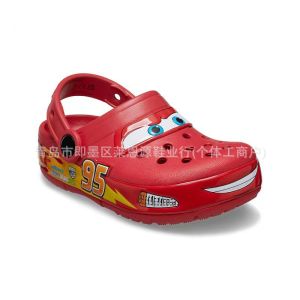 crocs Đèn nhấp nháy hiện có sẵn trong kho. 95 Giày dép đi biển có đèn nhấp nháy Car McQueen dành cho nam và nữ