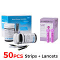 50pcs Blood Sugar Test Strips Kit With 50pcs Lancets Suitable for KH100/200. 