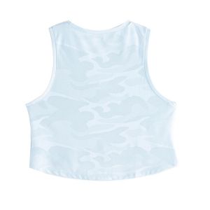 【BIG Discounted】Womens Yoga Vest loose T-shirt Camouflage Sports Top Quick Drying Cooling Fitness Gym Workouts Running