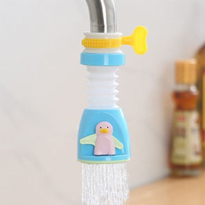 AU Faucet filter nozzle for tap water household use dormitory use anti-splash head silicone kitchen-specific extended length