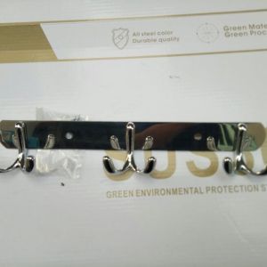 mắc quần áo chẽ 3 mấu inox