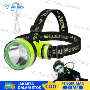 SQ 901 Senter Kepala Selam Diving Headlight USB Charging LONGDA