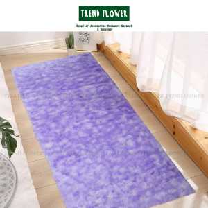 Karpet bulu rasfur warna UNGU SEMBUR karpet bulu korea alas duduk super lembut anti slip