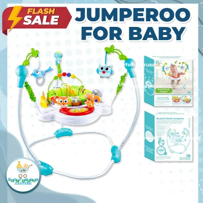 Baby Fourths Couture Branded Baby Walker with Musical Toy Rainforest Jumperoo for Kids