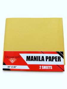 Diamond Premium Manila Paper 36" x 48" for School & Office (2 Sheets Pack)