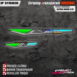 (COD)STRIPING ORIGINAL MOTOR HONDA ASTREA GRAND 1991-1999 DESAIN RACING HOLOGRAM DAN TRANSPARAN