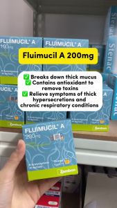 [KLPHARMACY] Fluimucil A Sugar Free Sachets (100/200/600mg)Mild and effective