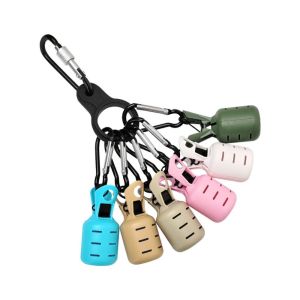 ZOOGGJZ 6pcs Kits Fishing Tackle Squid Jig With Carabiner Cuttlefish Umbrella Lure Cap Durable Webfoot Octopus Egi Hooks Cover