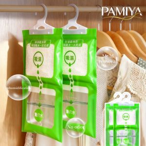 Dehumidifier Bag Wardrobe Deodorizer Hanging Moisture Absorbent Anti-Mold Desiccant Packets Closet Cabinet