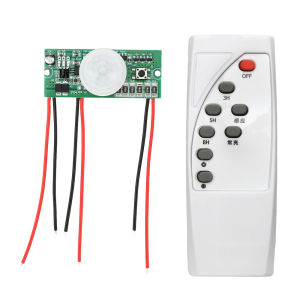 Remote control+human body sensing solar light circuit board 3.2V3.7V solar integrated street light control board