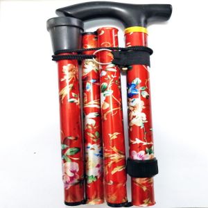 PENGA ใหม่สุดร้อนแรง อะลูมิเนียมอัลลอยด์ สำหรับผู้หญิงผู้ชาย ปีนเขาเดินป่า ไม้ค้ำเดินป่าพับได้ พนักงานห้าเงื่อน ไม้เท้าสำหรับผู้สูงอายุ การเดินป่าออฟโรด ไม้เท้าพับได้ แท่งยืดไสลด์ อัลเพนสต็อคพับได้ ไม้เท้าโลหะลายดอกไม้ ไม้เท้าสำหรับเดิน