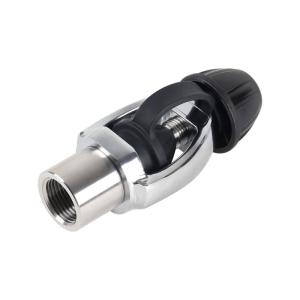 Scubas Diving Din to Yokes Regulator Adapter with Protective Dusts Caps Convertor for Underwater Breathing Cylinders