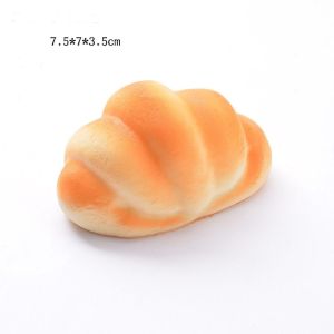 JOY Spoof Simulated Artificial Bread Toy Simulation Food Tease People Simulation Bread Model Kitchen Toy Fake Food Simulation Bread SqueezeToys Home Ornaments