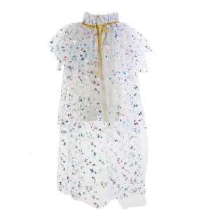 ชุดเดรสเสื้อคลุมเจ้าหญิงเจ้าหญิงผ้าบางเนื้อละเอียดสำหรับเด็กผู้หญิงชุดเดรสผ้าคลุมเจ้าหญิงเจ้าหญิงสำหรับงานเลี้ยงวันเกิด