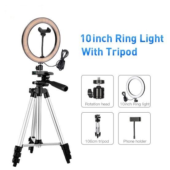 TRIPOD RING LIGHT LED 20cm/26cm/33cm/TRIPOD 3110 SELFIE MAKE UP