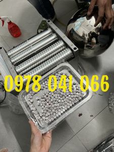Máy vo viên bánh nhãn vo viên bánh bi bánh cà chạy điện