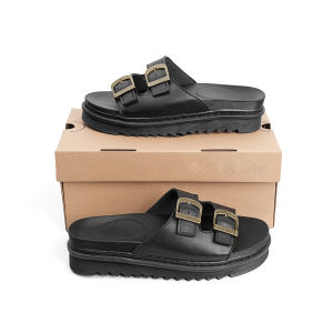 Dép doctor đế cao 5 cm da bò thật bảo hành 12 tháng size 38-44 Mã Sản Phẩm: dép doctor khóa