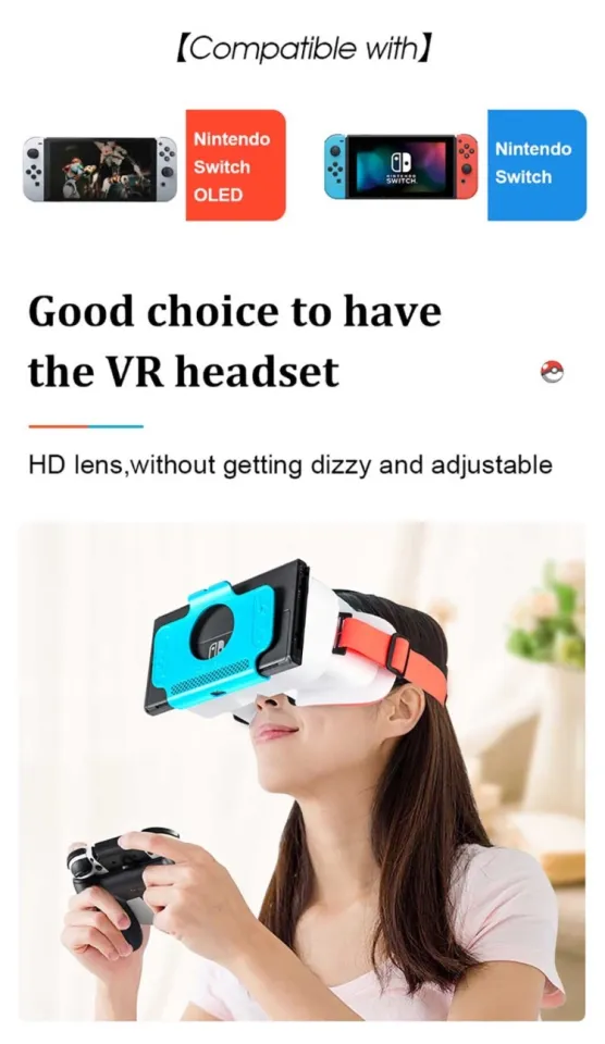 VR Headset for Nintendo Switch Switch OLED 3D VR (Virtual