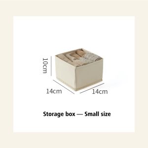 Drawer Clothes Storage Box Foldable Underwear Socks Wardrobe Organizer Space Saving
