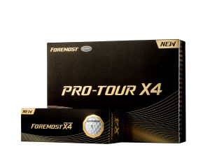 FOREMOST PRO-TOUR X4 Golf Balls - 3 Balls Loose Pack)