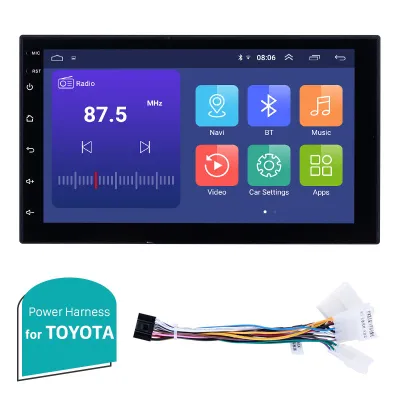 Seicane 2 DIN 7 inch Touchscreen Universal Android 10.0 Car GPS Multimedia Navi Stereo Player for Nissan QASHQAI/X-TRAIL TOYOTA COROLLA Hyundai Kia Head unit Support SWC Split Screen Netflix PlayStore Waze YouTube