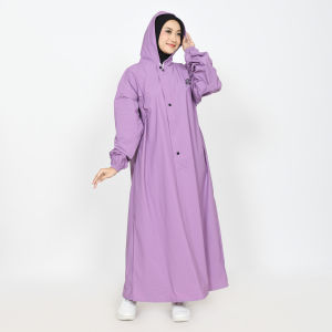 JAS HUJAN GAMIS WANITA DEWASA SIZE L XL XXL BAHAN TEBAL KUALITAS TERBAIK