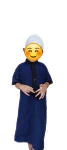 "GROSIRONLINE" Jubah Anak Laki Laki Baju Lebaran Bonus Peci Gamis Koko Jubah Baju Muslim Anak Trendy