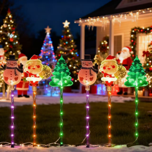 โคมไฟสนามหญ้าอะคริลิค ปลั๊กไฟพลังงานแสงอาทิตย์