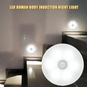 JBox# USB Rechargeable Wall Light Led Wireless Motion Sensor Night Light Bedroom Staircase Wardrobe Light