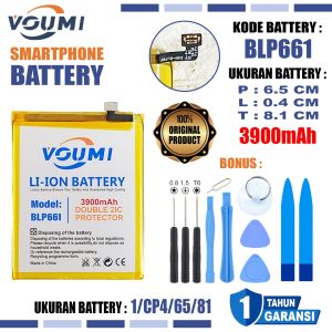 VOUMI BLP661 Baterai Battery Double IC Power high Capacity Oppo F7 CPH1819 / A3 CPH1837