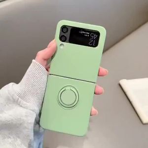 Flip 3 case magnetic wireless charging ring case for Samsung Galaxy Z flip 3 5G flip3 non-slip back cover