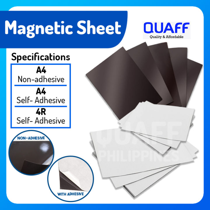 QUAFF Magnetic Sheet A4 / 4R size (5pcs per order) | Lazada PH