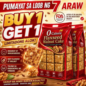 Flaxseed & Walnut Healthy Cake Low Calorie | Weight Loss Snack | Sugar Free High Fiber